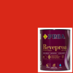 Pintura plástica reveproa satinada antimoho antiverdín rojo imperial